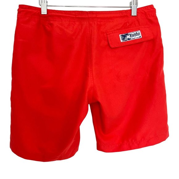Trunks Red Hybrid Board Shorts Swim Trunks - Size 30 - Picture 4 of 11